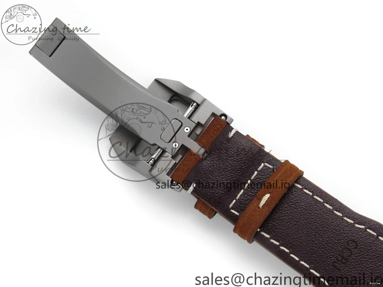 MIROTIME 0504 Big Pilot IW329701 M+F 1:1 Best Edition Black Dial on Brown Leather Strap MY RelaxedFit 7005